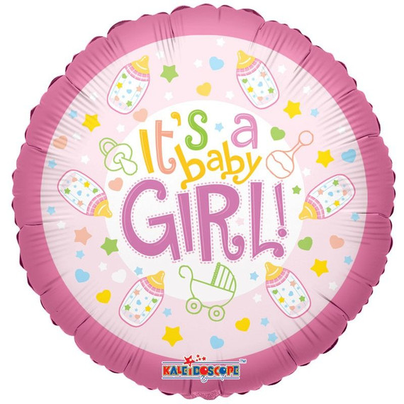 new baby girl balloon design
