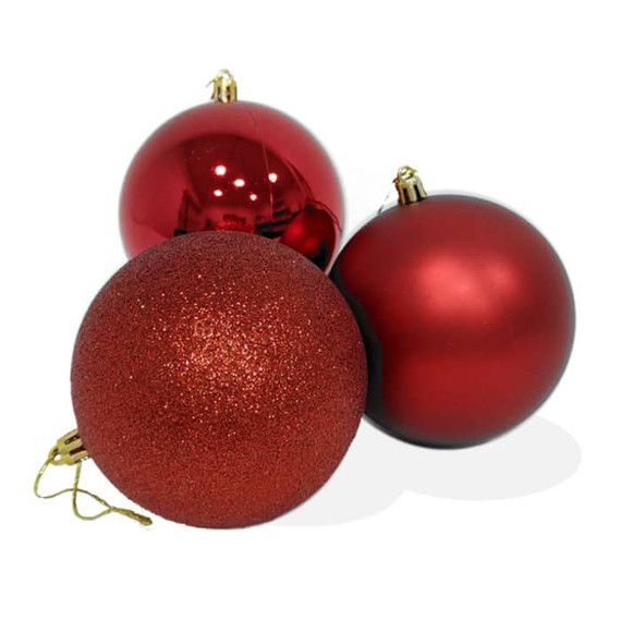 50 x Red Baubles