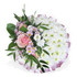 Pink and White Funeral Posy