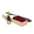 A box of 12, 24 or 36 luxury red roses paired with a bottle of Veuve Clicquot champagne