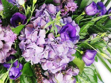Purple Flowers Sheath