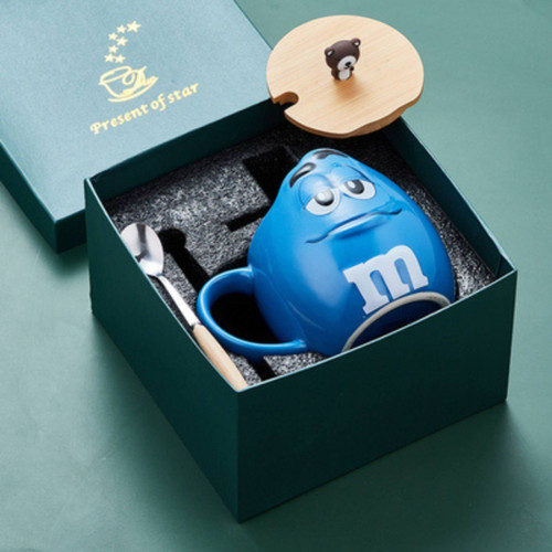 DBJ HOME Coffret cadeau tasse M&M's - bleu