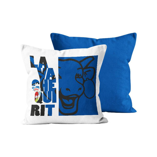 DBJ HOME Coussin La Vache qui rit bleu