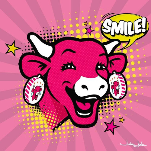 JULIE JALER La vache qui rit - Smile rose