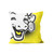 DBJ HOME Coussin La vache qui rit - yellow