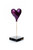 CAROLINE DE SOUZA Unbeaten Heart Purple