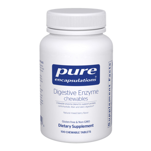 Pure Encapsulations | Digestive Enzyme chewables | 100 Tabs