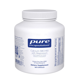 Calcium (MCHA) with Magnesium 180's | Pure Encapsulation Calcium (MCHA) with Magnesium 180's | Pure Encapsulation