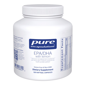EPA/DHA with lemon 120's | Pure Encapsulation EPA/DHA with lemon 120's | Pure Encapsulation