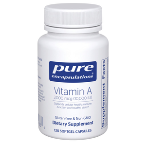 Vitamin A 3,000 mcg (10,000 IU) | Pure Encapsulations Vitamin A 3,000 mcg (10,000 IU) | Pure Encapsulations