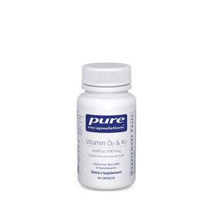 Vitamin D3 & K2 120's | Pure Encapsulations Vitamin D3 & K2 120's | Pure Encapsulations