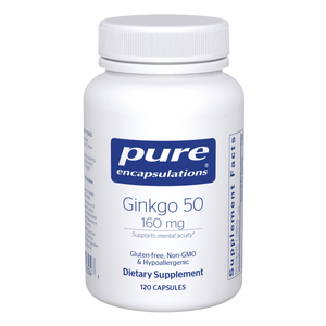 Ginkgo 50 - 160 mg. 120's | Pure Encapsulation Ginkgo 50 - 160 mg. 120's | Pure Encapsulation