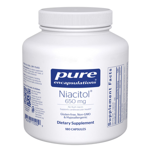Niacitol® (no-flush niacin) 650 mg 180's | Pure Encapsulation Niacitol® (no-flush niacin) 650 mg 180's | Pure Encapsulation