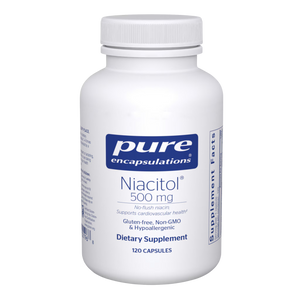 Niacitol® (no-flush niacin) 500 mg 120's | Pure Encapsulations Niacitol® (no-flush niacin) 500 mg 120's | Pure Encapsulations