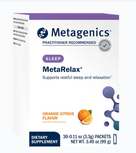 Metagenics MetaRelax 30 Packets Orange Citrus Flavor Metagenics MetaRelax 30 Packets Orange Citrus Flavor