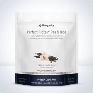 Metagenics Perfect Protein Pea & Rice Vanilla 30 Servings Metagenics Perfect Protein Pea & Rice Vanilla 30 Servings