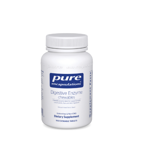 Pure Encapsulations | Digestive Enzyme chewables | 100 Tabs
