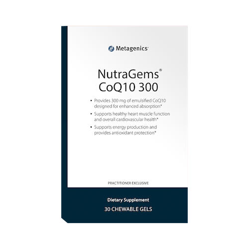 Metagenics | NutraGems™ CoQ10 300 | 30 Chewable Gels
