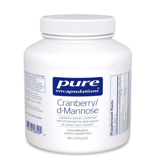 Pure Encapsulations | Cranberry/D-Mannose | 180 Capsules