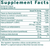 Genestra ACTIVE B Complex - 60 Capsules supplement facts  Genestra ACTIVE B Complex - 60 Capsules supplement facts