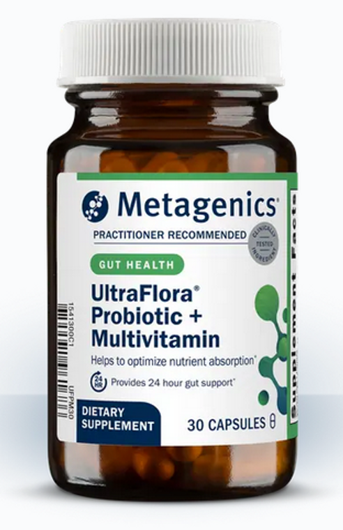UltraFlora® Probiotic + Multivitamin 30 Caps - Metagenics 
