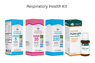 Biotherapeutic Drainage Respiratory Health KIt | UNDA 