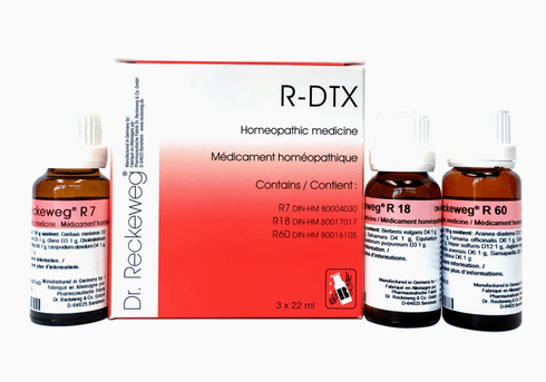 R- DTX KIT (R7/ R18/ R60 X 22ml ) - Dr. Reckeweg