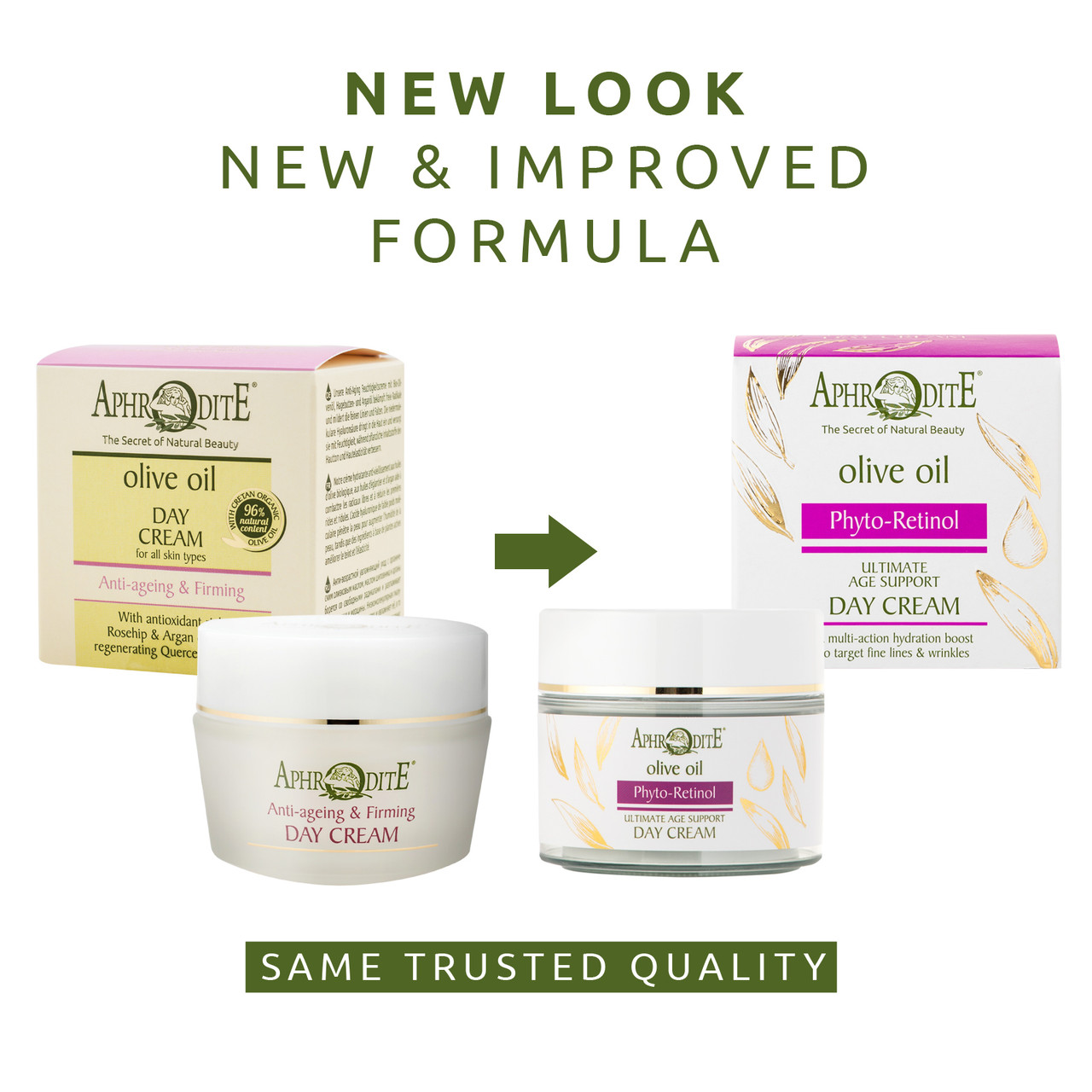 Olive Oil Anti-Ageing & Firming Day Cream with Pomegranate