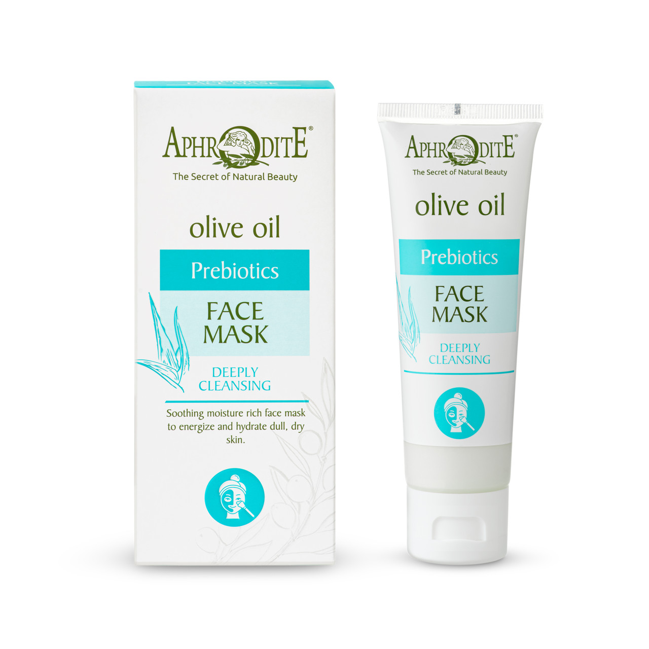 aphrodite PA フェイスマスク 青 Olive Oil Face Mask