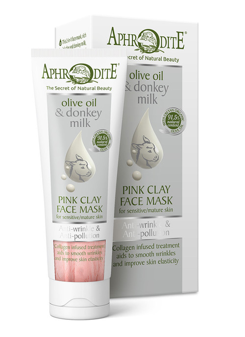 Anti-Wrinkle & Anti-Pollution Pink Clay Face Mask - Aphrodite Skin