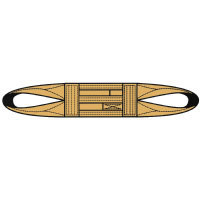Stren-Flex 19,200lb 6" Heavy Duty Cargo Basket Sling, 1 Ply