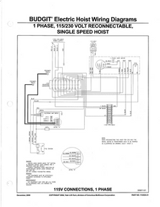 Budgit Electric Wiring Diagrams BEHC