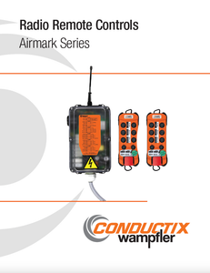 Conductix Airmark Series Radio Remote Controls Brochure