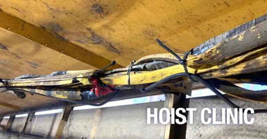 CAN I SPLICE THE POWER WIRE FEEDING MY HOIST?