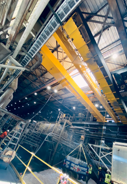 Ace Industries Crane Installation