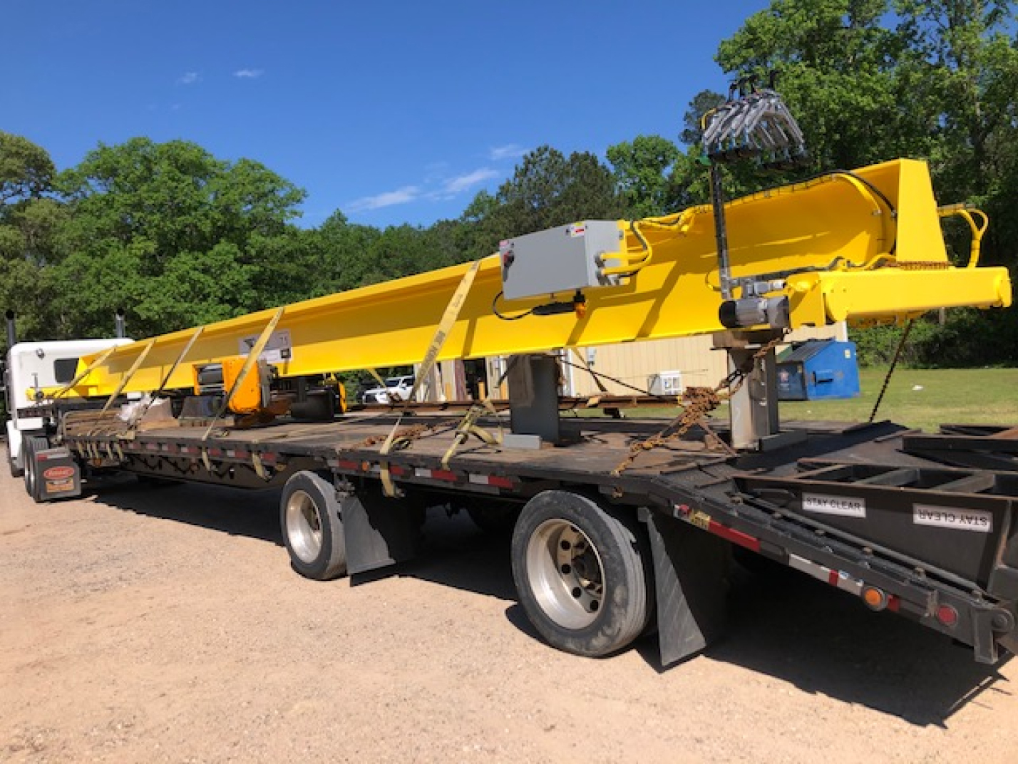 Overhead crane shipping out to customer