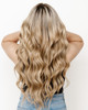 Rooted Warm Dimensional Bronde Almond Cookie Hair Extensions