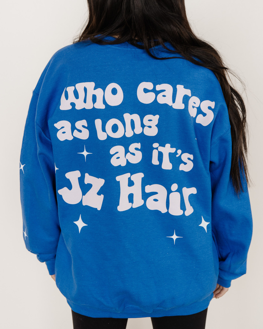 Who Cares Crew Neck Sweatshirt Unisex Classic Fit