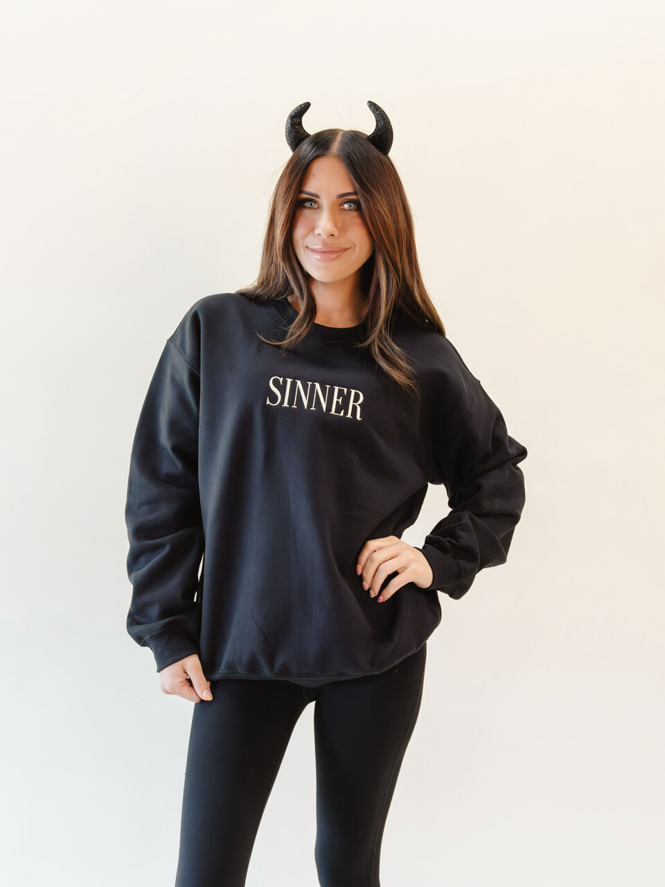 Sinner Crew Neck Sweatshirt | JZ Styles Officia