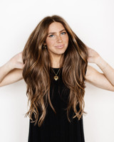 Rooted Cool Dimensional Brunette Brown Sugar Hair Extensions