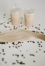Rooted Ashy Blonde Vanilla Latte Hair Extensions