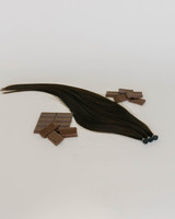 Solid Warm Brunette Chocolate Bar Hair Extensions