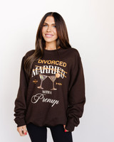 JZ Styles Merchandise cozy crew neck in chocolate brown