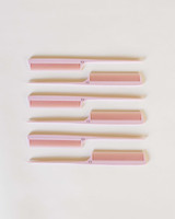 pink extension comb for hair