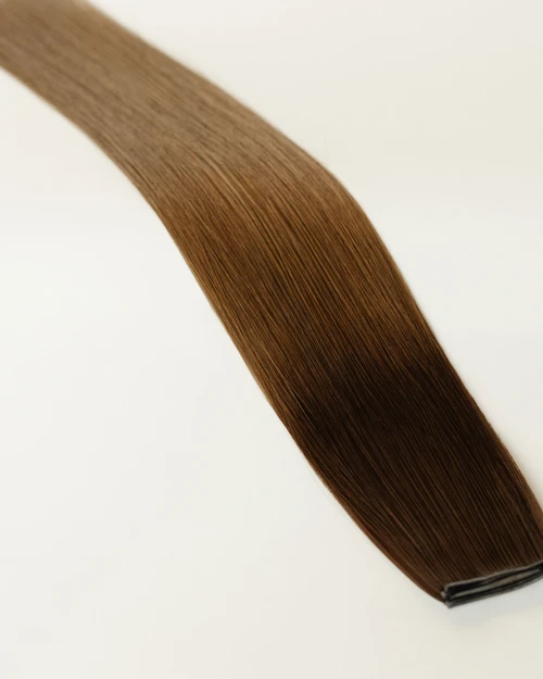 Long Rooted Cool Brunette with Light Ends  Hair Extensions