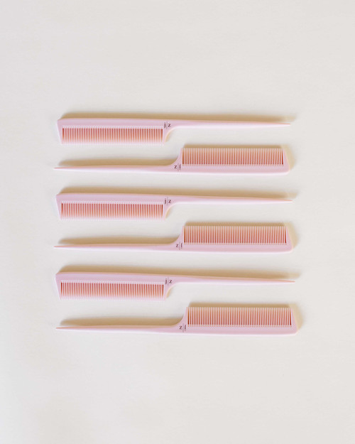 pink extension comb for hair