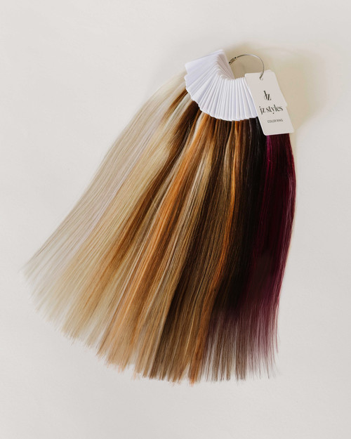 hair extension color ring swatches