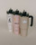 JZ Tumblers White Pink Tan