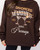 JZ Styles Merchandise cozy crew neck in chocolate brown