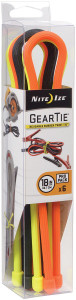 Gear Tie Propack 18"-Asst 6Pk